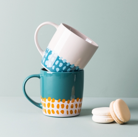 杯子男家用马克杯瓷杯陶瓷女创意个性北欧办公室喝水杯早餐杯